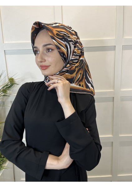 Quare Rayon Tivil Eşarp Desenli Rayon Eşarp 1070