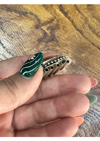 4 x 3 cm 6 Delikli Doğal Taş Takı Aksesuarı Takı Aparatı