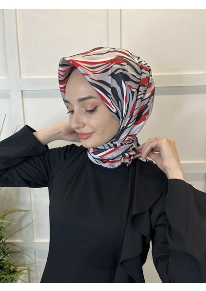 Quare Rayon Tivil Eşarp Desenli Rayon Eşarp 1070
