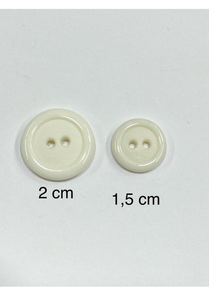 Blazer Ceket Düğmesi Italyan Takım Beyaz (M46690)