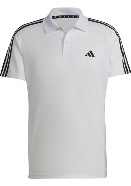Performance IB8109 Train Essentials Piqué 3-Stripes Training Polo Shirt