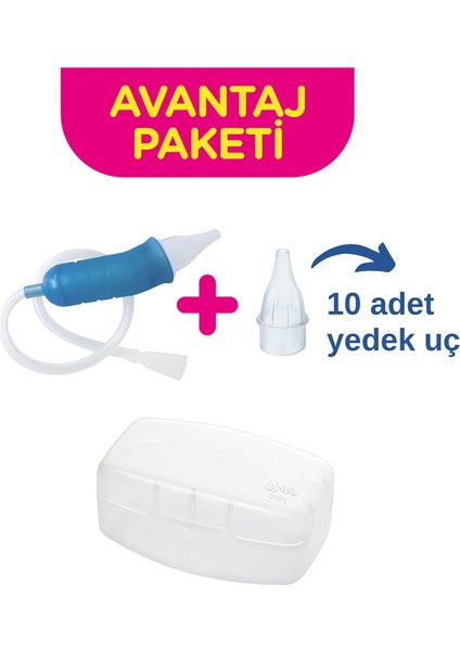 Burun Aspiratörü Seti Şeffaf (WEE945) (5 Li Set)