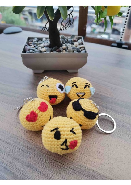 Aşk Yüzü Sevgi Yüzü Emoji Anahtarlık