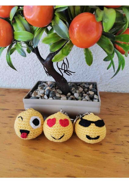 Aşk Yüzü Sevgi Yüzü Emoji Anahtarlık