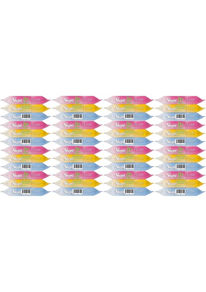 Islak Havlu Cep Mendil 15 Yaprak (48 Li Set) Rose/garden (16PK*3) 720 Yaprak