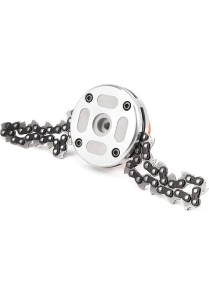 Canavar Başlık 26 mm Çap 9 Diş Zincir Uçlu Bıçkı Benzinli Motorlu Tırpan Aparat