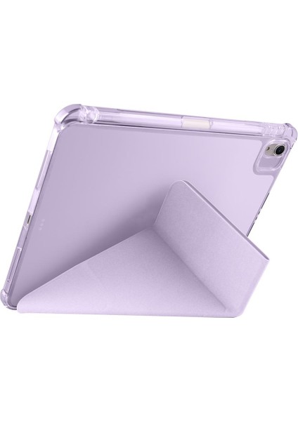 iPad Air 11 M2/M3 2024/2025 uyumlu Kılıf Kalem Bölmeli Kapaklı Trifold Standlı Akıllı Uyku Modu indirimleri