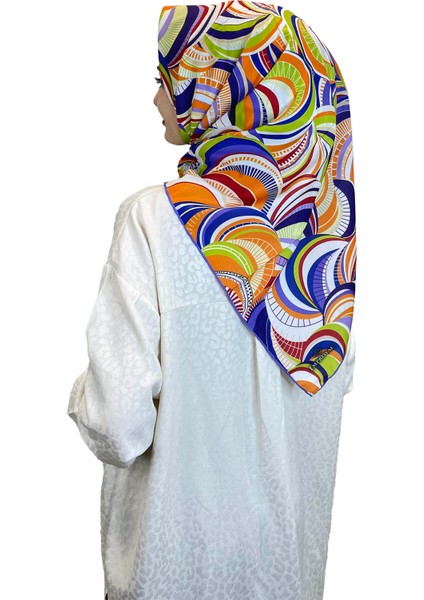 Shecarf Emproyal Desenli Pamuk Soft Eşarp 01093