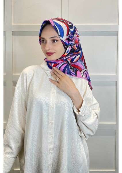 Shecarf Emproyal Desenli Pamuk Soft Eşarp 01093