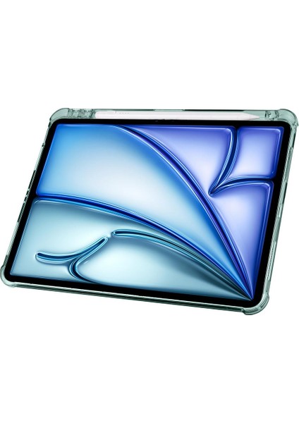 iPad Air 11 M2 2024 Air 6. Nesil uyumlu Kılıf Kalem Bölmeli Kapaklı Trifold Standlı Akıllı Uyku Modu fiyatları