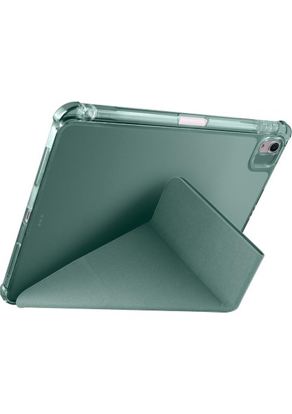 iPad Air 11 M2 2024 Air 6. Nesil uyumlu Kılıf Kalem Bölmeli Kapaklı Trifold Standlı Akıllı Uyku Modu indirimleri