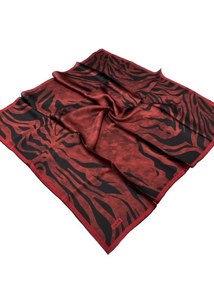 Ipek Eşarp - 8478713-915 Bordo Twill