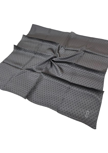 İpek Eşarp - 8911713-972 Koyu Gümüş Twill