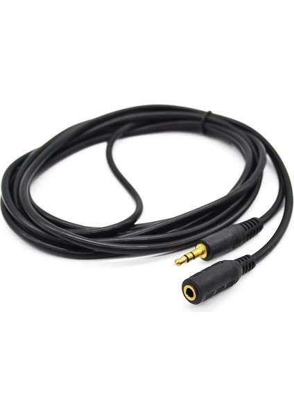 Primex Px-Aux5 5 Metre 3.5mm Stereo Ses Uzatma Kablosu, 5 Metre Kulaklık Uzatma Kablosu, 5 Metre Ses Uzatma Kablosu