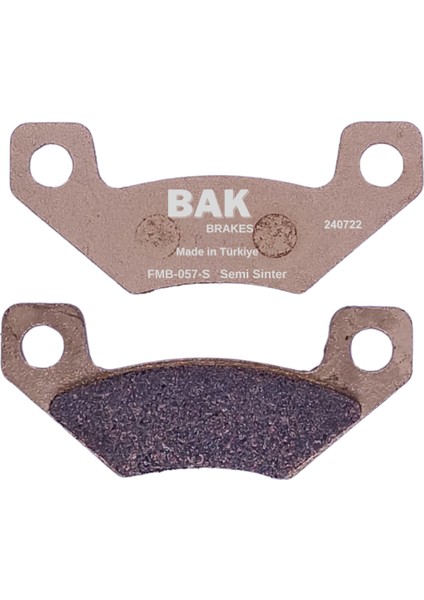 Bak Brakes FMB-057-S Can Am Ds 450 2x4 Efi x Xxc Xxm 2008-2016 Atv New. John Deere Gator Hpx, Hpx 4x4. Arka Fren Balatası Yarı Sinter Kalite fiyatları