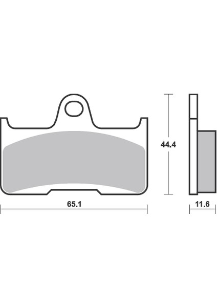 Bak Brakes FMB-054 Segway, Cf Moto Atv Utv Arka Fren Balatası Organik Kalite fiyatları
