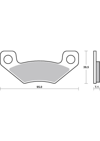 Bak Brakes FMB-057-S Can Am Ds 450 2x4 Efi x Xxc Xxm 2008-2016 Atv New. John Deere Gator Hpx, Hpx 4x4. Arka Fren Balatası Yarı Sinter Kalite modelleri