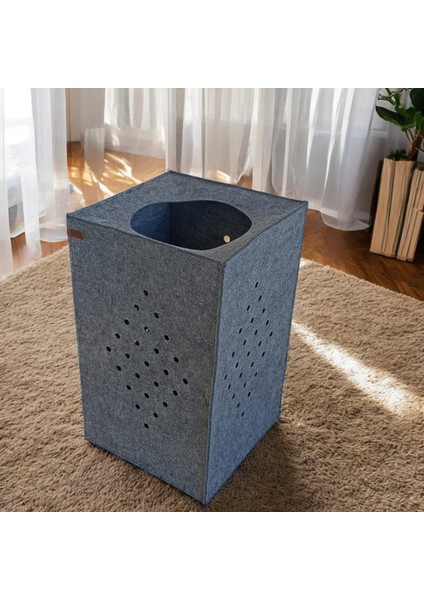 Kirli Çamaşır / Oyuncak Sepeti Keçe Organizer 3 mm / 60X36X36 cm 1. Kalite