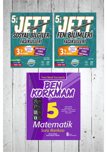 5.sınıf Ünlüler Jett Sosyal Bilgiler-Fen Bilimleri Fasikülü