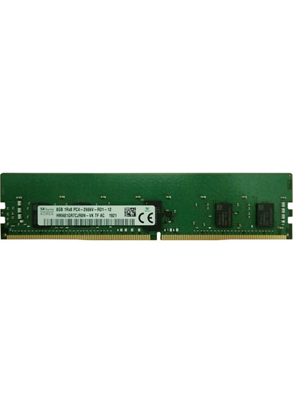 HMA81GR7CJR8N-VK 8gb DDR4-2666 PC4-21300 Cl=19 1rx8 Ecc Rdımm Server Ram Bellek