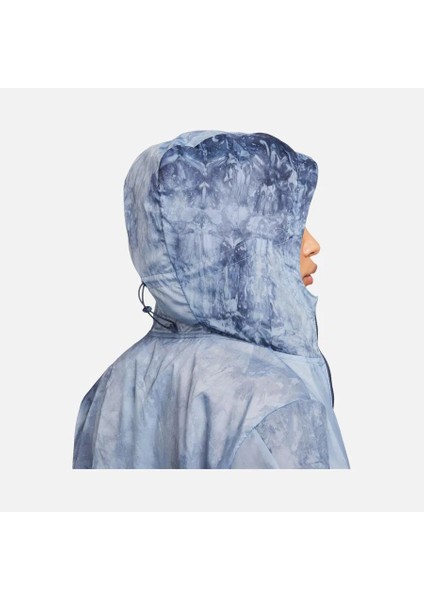 Trail Repel Running Water Repellent Full-Zip Hoodie Kadın Su Geçirmez Mavi Spor Ceket FN6853-440 fiyatları
