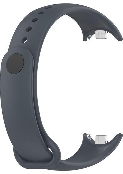 Xiaomi Mi Band 8 / 9 Uyumlu Silikon Kordon Spor Kayış Soft Jel Band Özel Pim Tasarımı