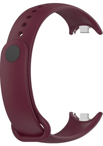 Xiaomi Mi Band 8 / 9 Uyumlu Silikon Kordon Spor Kayış Soft Jel Band Özel Pim Tasarımı