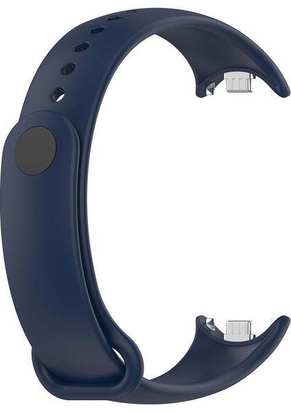 Xiaomi Mi Band 8 / 9 Uyumlu Silikon Kordon Spor Kayış Soft Jel Band Özel Pim Tasarımı