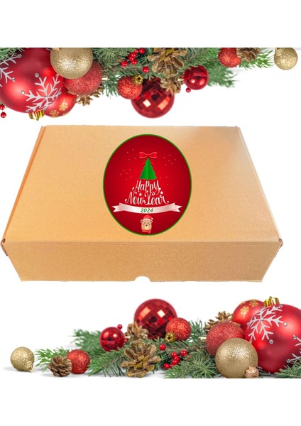 Masaüstü Kırmızı Konsept Süslü Çam Ağacı 40 Cm, Kütüklü Jütlü 25 Parça Süs ve Işık modelleri