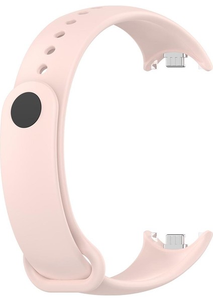 Xiaomi Mi Band 8 / 9 Uyumlu Silikon Kordon Spor Kayış Soft Jel Band Özel Pim Tasarımı