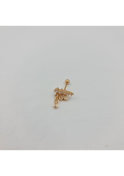 Sallantılı Taşlı Baget Cerrahi Çelik Küpe Tragus Helix Kıkırdak Piercing fırsatları