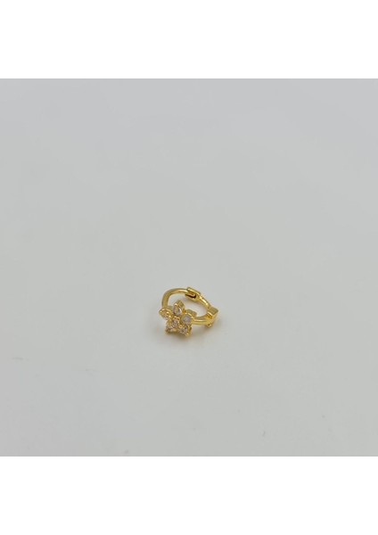 Cerrahi Çelik Taşlı Minimal Çiçek Halka Küpe Tragus Helix Kıkırdak Piercing fiyatları