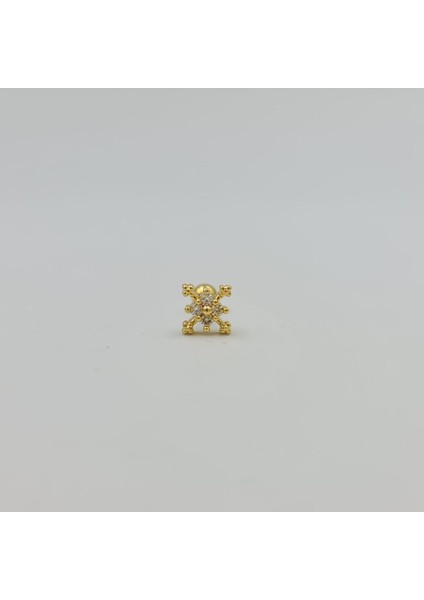 Kartanesi Çelik Küpe Tragus Helix Kıkırdak Piercing