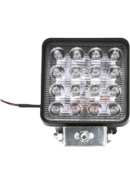 Köşeli Tip Ortası Çakarlı Angel Led Far Komple