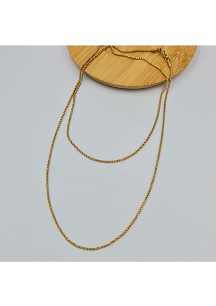 Gold 1 mm 70 cm Klasik Zincir