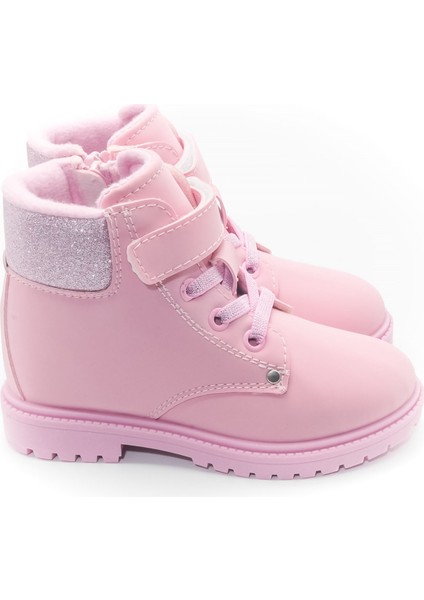 KU&PA SHOES Çocuk Ayakkabı Pembe Bot