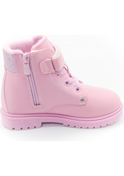 KU&PA SHOES Çocuk Ayakkabı Pembe Bot