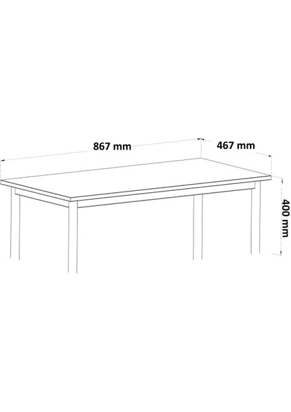 Cozy Orta Sehpa Atlantik Çam 87X47