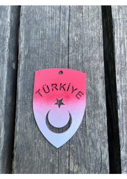 A Milli Takım Logosu - Türkiye Temalı Duvar Süsü - Kırmızı Beyaz Masa Süsü