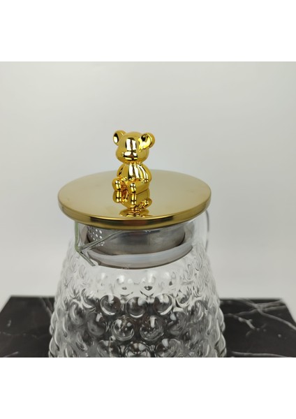 Buble Ayıcıklı Krom Metal Kapaklı Contalı Süzgeçli Borosilikat Sürahi – 1.8 Lt. fiyatları