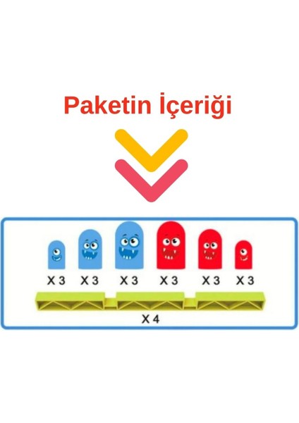 Eğitici Montessori Oyuncaklar - Zıp Zıp Kafalar Zeka ve Strateji Oyunu - Eğitici Oyuncak