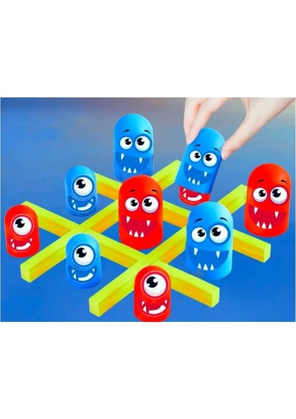 Eğitici Montessori Oyuncaklar - Zıp Zıp Kafalar Zeka ve Strateji Oyunu - Eğitici Oyuncak