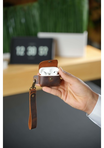 Apple Airpods Pro Crayz Taba Hakiki Deri Kılıf+Anahtarlık fiyatları