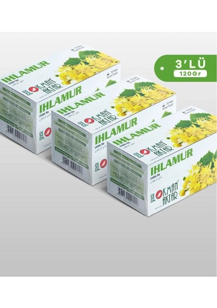 Ihlamur Çay 20 Adet Poşet Çay 40 gr x 3 Adet
