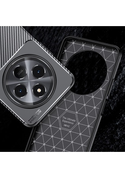 Xiaomi Redmi 14C Uyumlu Kılıf Karbon Tasarım Kamera Korumalı Silikon Telefon Kılıfı Kapak