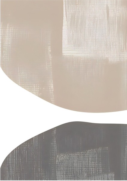 Gri-Krem -Beyaz Soyut Abstract Kombin |Çerçeveli Cam Tablo 2li Dikey fiyatları