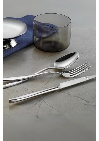 Ceyda Yemek Çatal Kaşık Bıçak Takımı 18 Parça