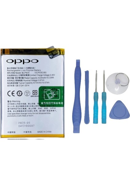 Oppo A94 -4g - Blp835 -Batarya Pil Sıfır Orijinal + TAMİR SETİ