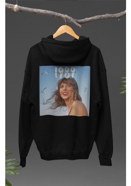 1989 Taylor's Version Sırt Baskılı Kapüşonlu Sweatshirt, Unisex Oversize Taylor Swift Baskılı Hoodie modelleri