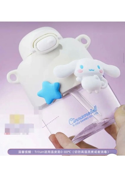 Cinnamoroll Sanrio Sakura Askılı Suluk Matara Ağız ve Diş Sağlığına Uygun Pipet Doğum Günü Hediye modelleri